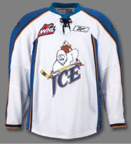 Custom WHL Kootenay Ice 2009-Pres Home Hockey Jersey White